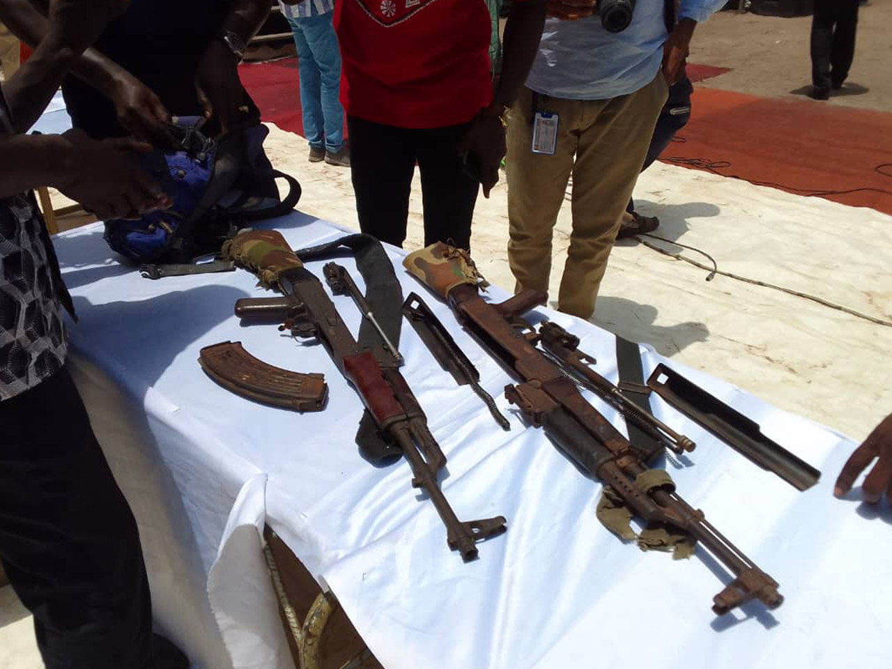 Journée de dépôt des armes suivi d’un accord de paix 13 mai 2023 à Mongone